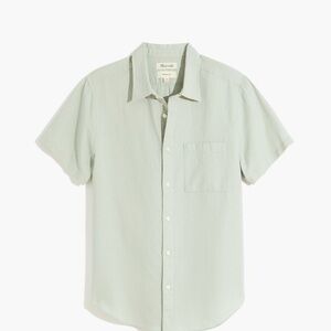 Madewell Green Casual Button Down Shirt
